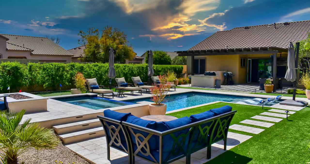 Mesa landscaping project