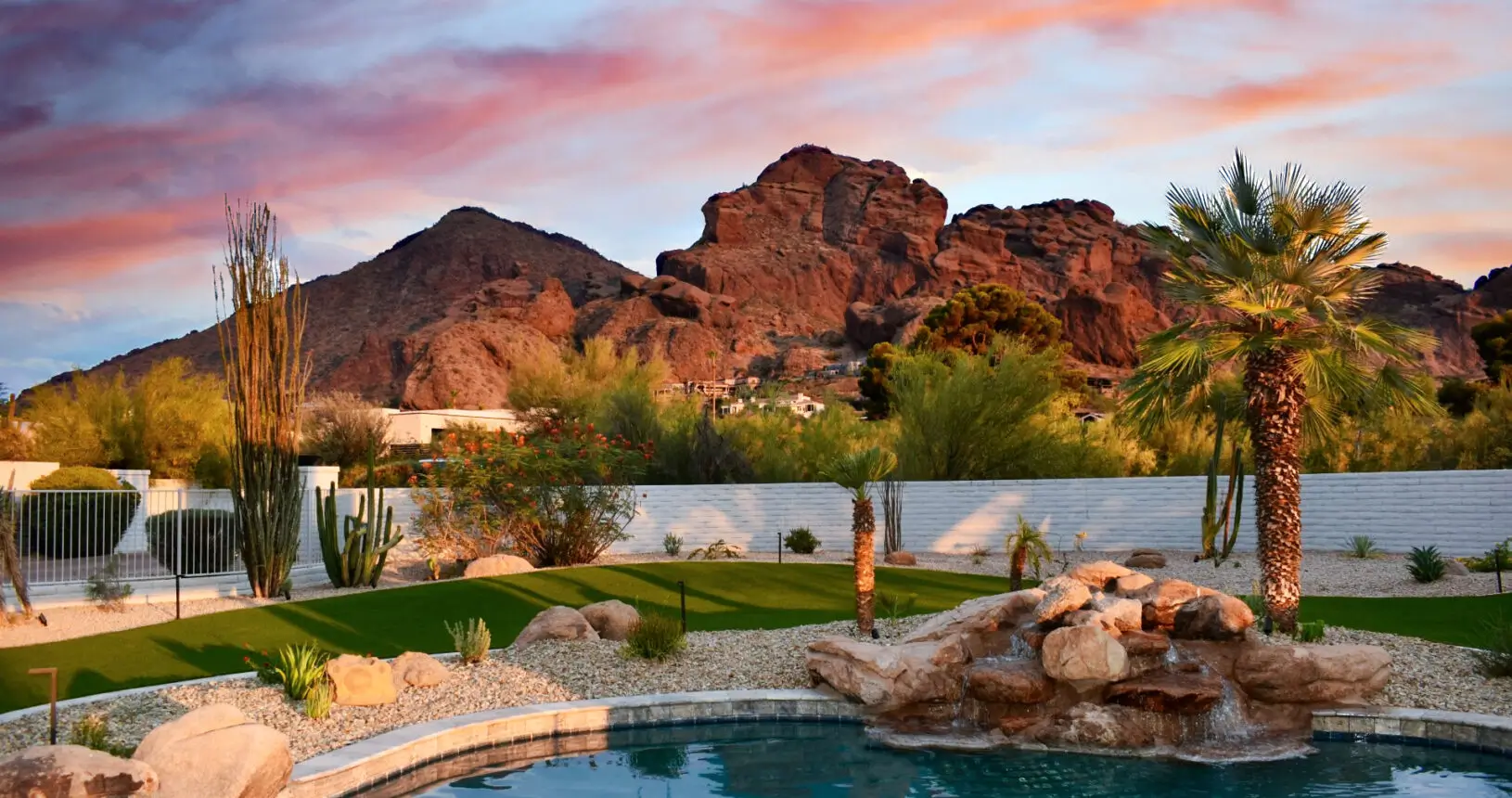 Landscape design build project in Scottsdale Arizona